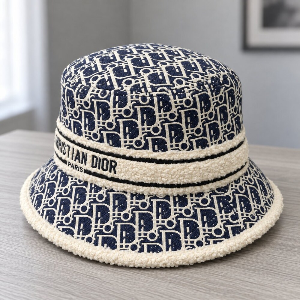 Dior Jacquard Logo Band Bucket Hat - Picture 4 of 6